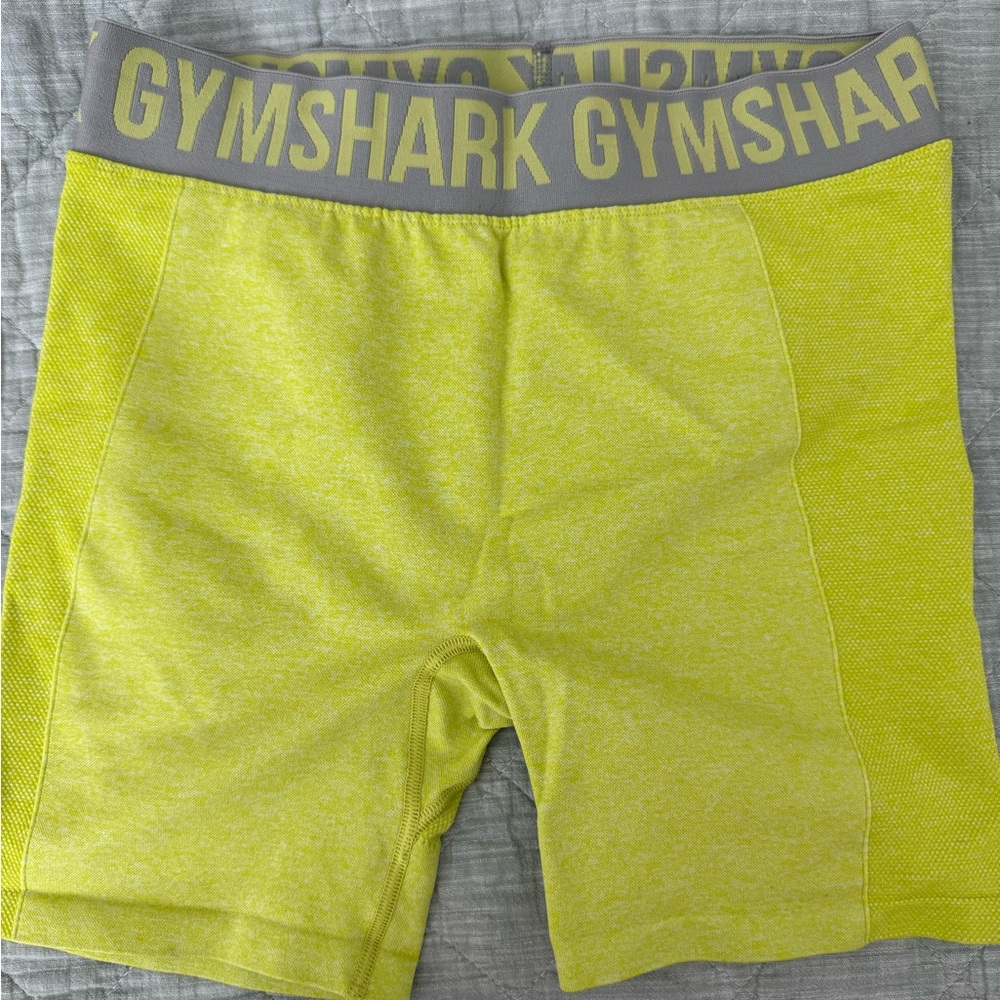 Gymshark Neon Yellow Flex Contour Shorts